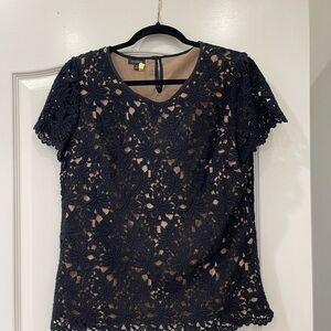 Women’s lace overlay top from Talbots